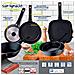 Wok 28x8,5 Cm, Alluminio Fuso, Induzione, Energia - Foto miniatura 2