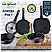 Wok 28x8,5 Cm, Alluminio Fuso, Induzione, Energia - Foto miniatura 4