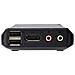 Switch KVM cablato ibrido DisplayPort USB-C a 2 porte - Foto miniatura 2