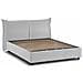 Letto Matrimoniale Cloide, Letto Contenitore Con Rivestimento In Tessuto, 100% Made In Italy, Apertura Frontale, Con Materasso Cm 160x200 Incluso, Bianco - Foto miniatura 4