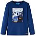 Maglietta Da Bambino A Maniche Lunghe Blu Jeans 92 - Foto miniatura 1