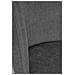 Set 4 Sedie Sala Da Pranzo Luna Gambe In Acciaio Nero Opaco, Tessuto Antracite - Foto miniatura 7