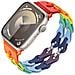Cinturino Per Apple Watch Series 1-9 E Ultra In Silicone Multicolor 20 Mm - Foto miniatura 1