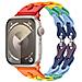 Cinturino Per Apple Watch Series 1-9 E Ultra In Silicone Multicolor 20 Mm - Foto miniatura 2