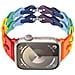 Cinturino Per Apple Watch Series 1-9 E Ultra In Silicone Multicolor 20 Mm - Foto miniatura 3