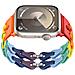 Cinturino Per Apple Watch Series 1-9 E Ultra In Silicone Multicolor 20 Mm - Foto miniatura 4