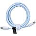 Cavo Dati E Ricarica Pd60w 3a C263 Usb-c To Usb-c Fast Charge 60w 1,5m Blu Per Smartphone Tablet - Foto miniatura 2