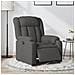 Poltrona Elettrica Reclinabile Grigio Scuro In Tessuto - Foto miniatura 1
