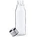 Bottiglia In Borosilicato Da 550 Ml Con Tappo In Acciaio Inox. 6,4x6,4x22,3 Centimetri. Colore Trasparente - Foto miniatura 2