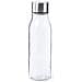 Bottiglia In Borosilicato Da 550 Ml Con Tappo In Acciaio Inox. 6,4x6,4x22,3 Centimetri. Colore Trasparente - Foto miniatura 1