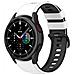 Cinturino In Silicone Bianco E Nero Per Samsung Watch Serie 4 - Foto miniatura 2