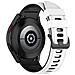 Cinturino In Silicone Bianco E Nero Per Samsung Watch Serie 4 - Foto miniatura 5