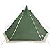 Tenda Familiare Tipi per 6 Persone Verde Impermeabile - Foto miniatura 5