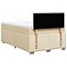 Giroletto a Molle con Materasso Crema 120x190 cm in Tessuto - Foto miniatura 6