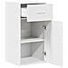 Mobile Bianco per Magazzino Bianco MDF Compatto Magazzino - Foto miniatura 4