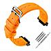 Cinturino In Nylon Intrecciato Stile Hermès Compatibile Con Casio G-shock Ga100/dw-5600 Orange - Foto miniatura 2