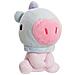 Peluche Mascotte Personaggio Mang Baby 20cm In Poliestere Ultra Morbido, Blu / Rosa - Foto miniatura 5