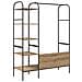 Stendibiancheria Beige 120 x 44 x 160 cm Legno multistrato - Foto miniatura 7