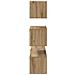 Set mobile TV 4 pcs rovere artigianale 80 x 30 x 30 cm - Foto miniatura 9