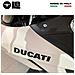 2 Adesivi Per Serbatoio Moto Scritta Ducati Adesivo Nero Stickers Racing Nero - Foto miniatura 3
