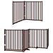 Cancello Cani Porta Pieghevole Marrone 6 Pannelli 480cm Pioppo - Foto miniatura 3