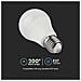 Lampadina LED E27 8.5W A60 RF Controller con Telecomando 24 Tasti RGB + 4000K Dimmerabile, colore Bianco - Foto miniatura 2