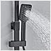 Colonna doccia, Blackswan, Tipo M115, modello nero con display digitale, bocca e doccetta bidet, misura 116 cm - Foto miniatura 3