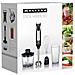 Melissa Set Frullatore Immersione 600w 3in1 Tritatutto Frusta Misurino Inox Nero - Foto miniatura 6