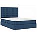 Letto con contenitore e LED con led Blu 140 x 190 cm Poliestere - Foto miniatura 6