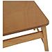 Sedia da pranzo 2 pcs Naturale Legno di gomma solido - Foto miniatura 8