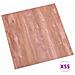 Tavole di Pavimento 55 pcs Rosso 5,11 m² PVC - Foto miniatura 3