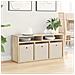 Lowboard con cassetto Rovere Sonoma 102 x 32 x 48,5 cm - Foto miniatura 4