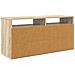 Lowboard con cassetto Rovere Sonoma 102 x 32 x 48,5 cm - Foto miniatura 8