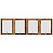 Cancello per cani con supporti 4 pcs Legno antico 80 x 100 cm - Foto miniatura 1