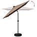 Parasol da Giardino con Luci LED 200 x 300 cm Poliestere - Foto miniatura 8