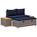 Set di divani da esterno 4 -Seater 4 pcs 55 x 30 x 39 cm - Foto miniatura 1