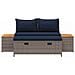 Set di divani da esterno 4 -Seater 4 pcs 55 x 30 x 39 cm - Foto miniatura 8