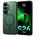 Custodia Samsung Galaxy S26+ Semi-trasparente, Verde 3mk Smoke Magcase - Foto miniatura 2