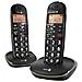 Cordless PhoneEasy 100w Duo, DECT, 50m, 300m, Nero, 20 Entrate, AAA - Foto miniatura 2