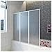 Doccia Da Bagno A Parete 141 X 132 Cm 3 Pannelli Pieghevoli - Foto miniatura 2