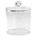 Porta Cotone - Contenitore Per Cotone Tondo Con Coperchio Trasparente - Foto miniatura 1