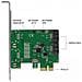 Ã¢â‚¬â¢ Anschlãƒâ¼sse: 2 X Sata 6 Gb/s 7 Pin Stecker / 1 X Pci Express X1, V2.0 / 2 X 2 Pin Pfostenstecker Fãƒâ¼r Led Ã¢ - Foto miniatura 4