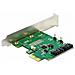 Ã¢â‚¬â¢ Anschlãƒâ¼sse: 2 X Sata 6 Gb/s 7 Pin Stecker / 1 X Pci Express X1, V2.0 / 2 X 2 Pin Pfostenstecker Fãƒâ¼r Led Ã¢ - Foto miniatura 3