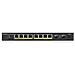 Switch di Rete GS1100-10HP con 8 Porte Gigabit Ethernet (10/100/1000) / 2 SPF Colore Nero - Foto miniatura 3