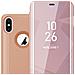 Custodia Compatibile Con Apple Iphone X / Xs In Kunzit Rosa - Clear View Specchio Coperchio Protettivo Con Funzione Di Supporto Protezione A 360 Gradi - Foto miniatura 1