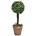 Piante Di Bosso Artificiale 2 Pz A Sfera Con Vaso Verde 33 Cm - Foto miniatura 2