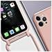 Cover Semirigida Per Iphone 11 Pro Max Cordino Nylon 80 Cm Rosa Chiaro - Foto miniatura 4