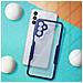 Cover Samsung Galaxy A13 5g / A04s Retro Plexiglass Fronte Polimero Bordo Blu - Foto miniatura 4