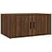 Tavolino Da Salotto Rovere Marrone 80x50x36cm Legno Multistrato - Foto miniatura 1