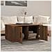 Tavolino Da Salotto Rovere Marrone 80x50x36cm Legno Multistrato - Foto miniatura 2